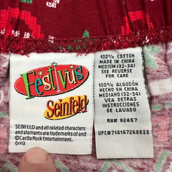 Size medium Seinfeld Season of Festivus boxers.  No tinsel. Airing of grievances - Picture 3 of 3